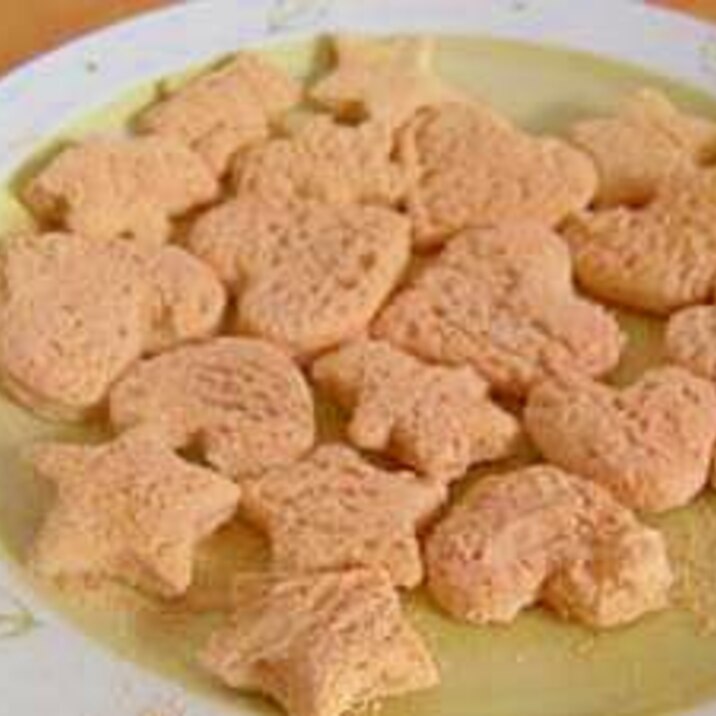 子供と作る 型抜き遊び ☆食パンラスク☆